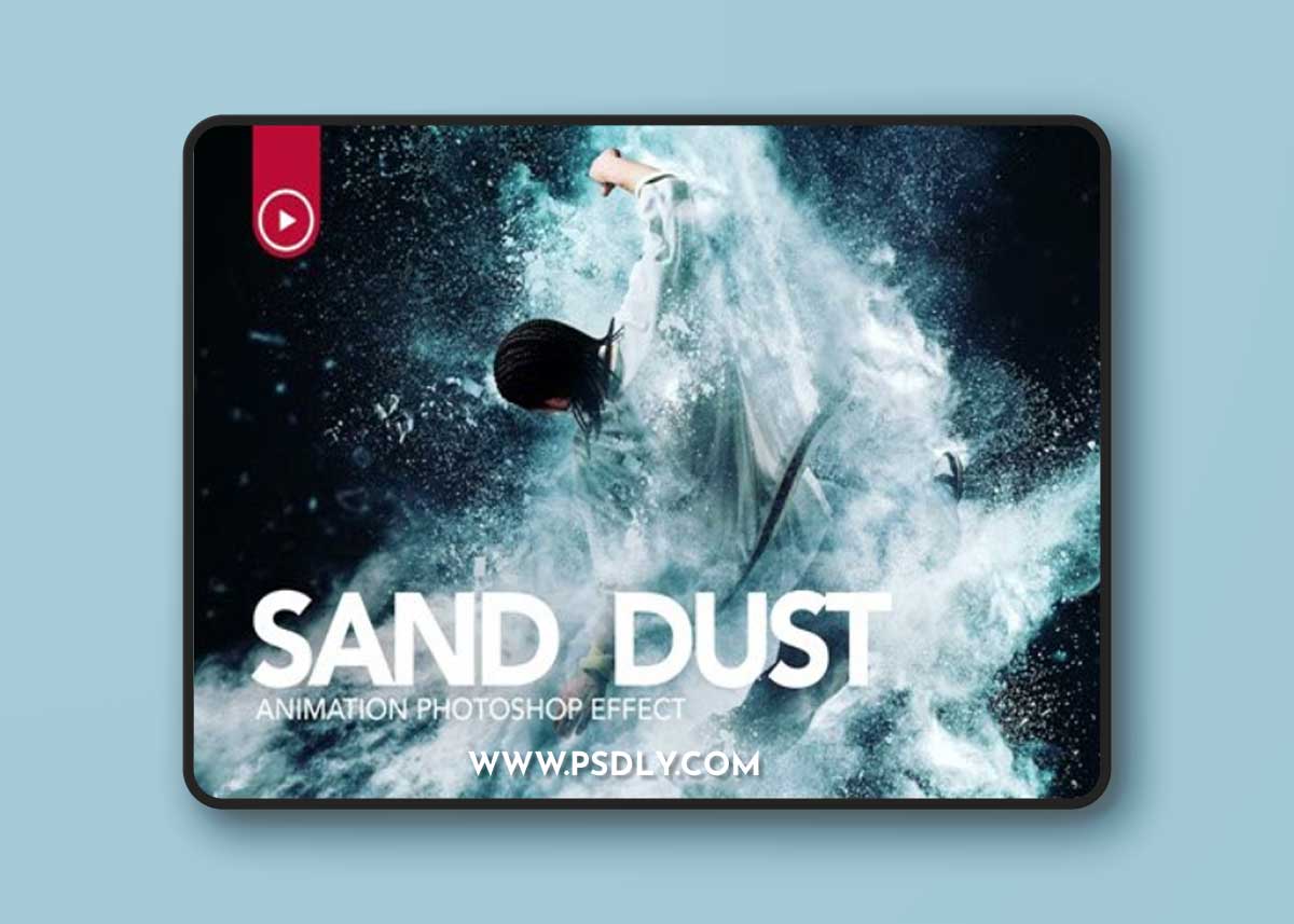 Sand Dust Effect - Animation Photoshop Action