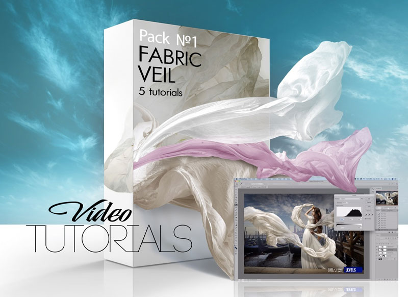 Sergey Ivanov - 5 Video tutorials about adding Fabric and Veil Pack-1