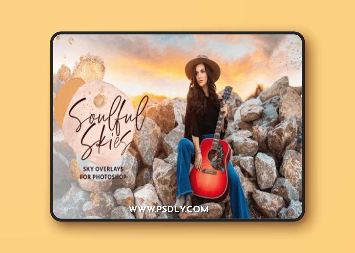 Soulful Cloud & Sky Overlays for Photoshop