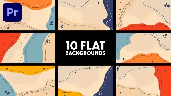 Videohive Flat Backgrounds 44752511