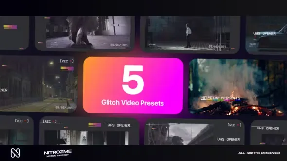 Videohive Glitch Typography Vol. 03 44892757