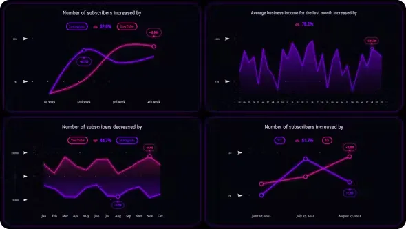 Videohive Infographics Line and Filled Charts 44158298