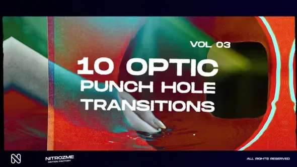 Videohive Punch Hole Optic Transitions Vol. 03 44940783