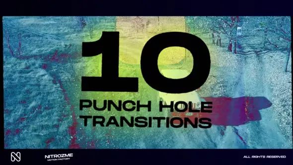 Videohive Punch Hole Transitions Vol. 03 44940704