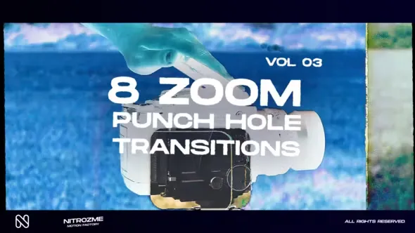 Videohive Punch Hole Zoom Transitions Vol. 03 44940742