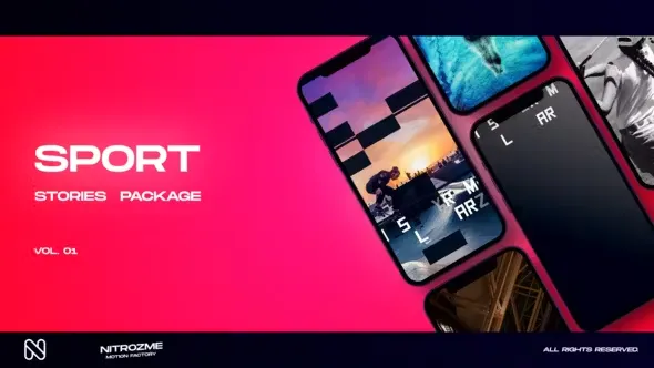 Videohive Sport Stories Vol. 01 45152491