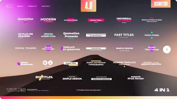 Videohive Titles Bundle 4.0 44960425