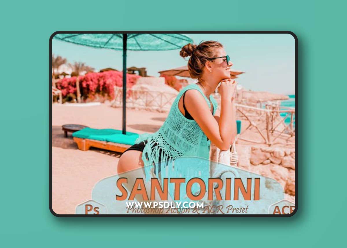 10 Santorini Photoshop Actions and ACR