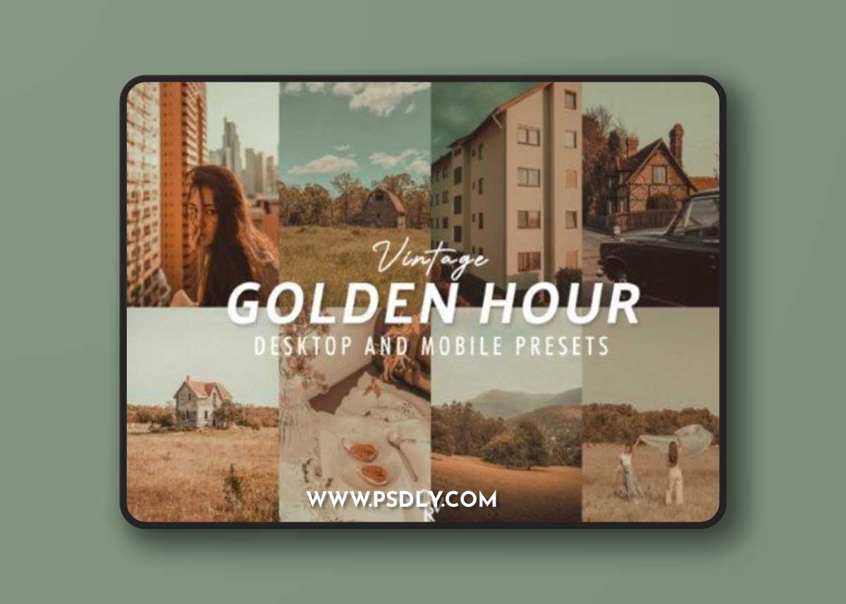 10 Vintage Golden Hour Lightroom Presets