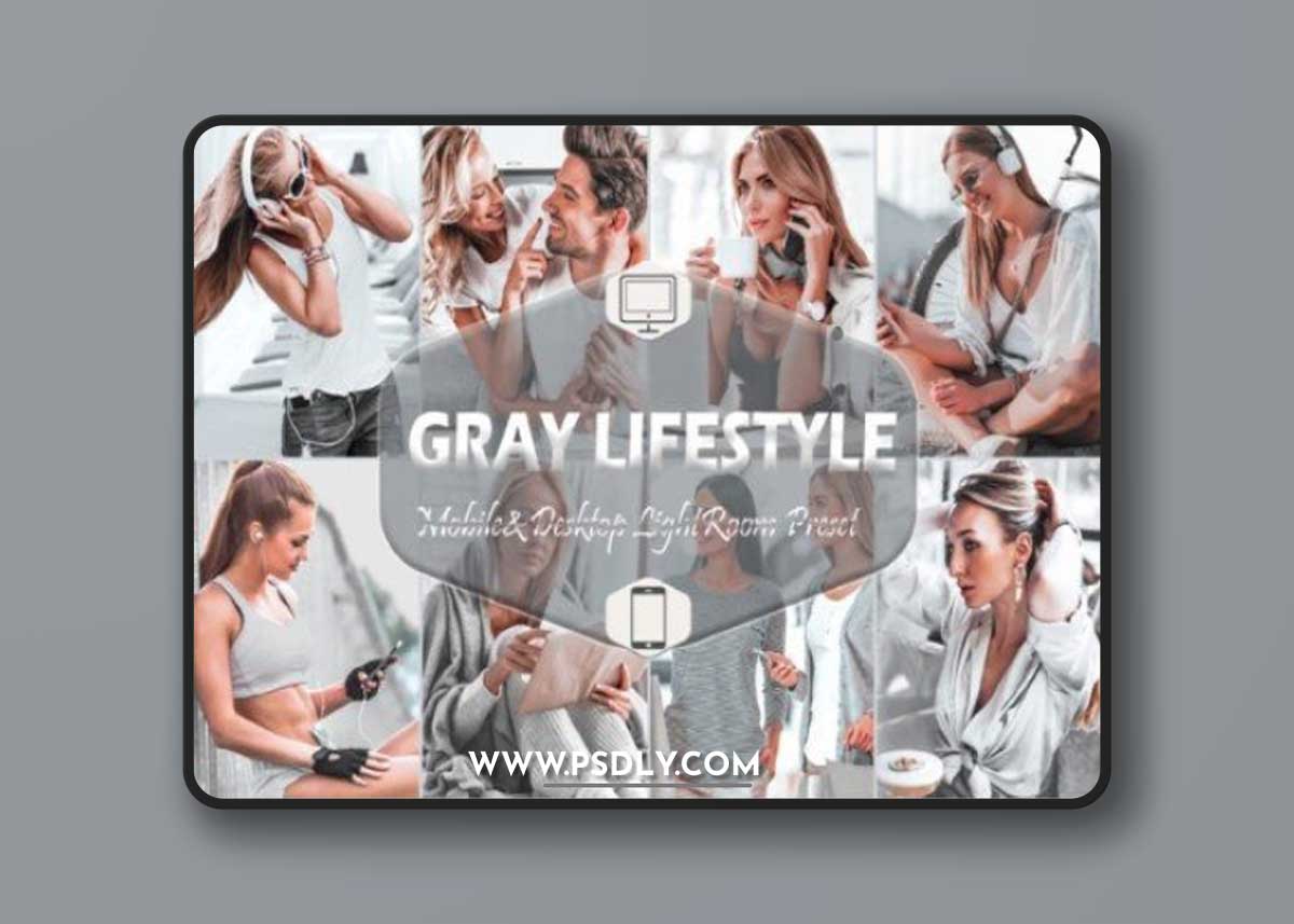 12 Gray Lifestyle Lightroom Presets