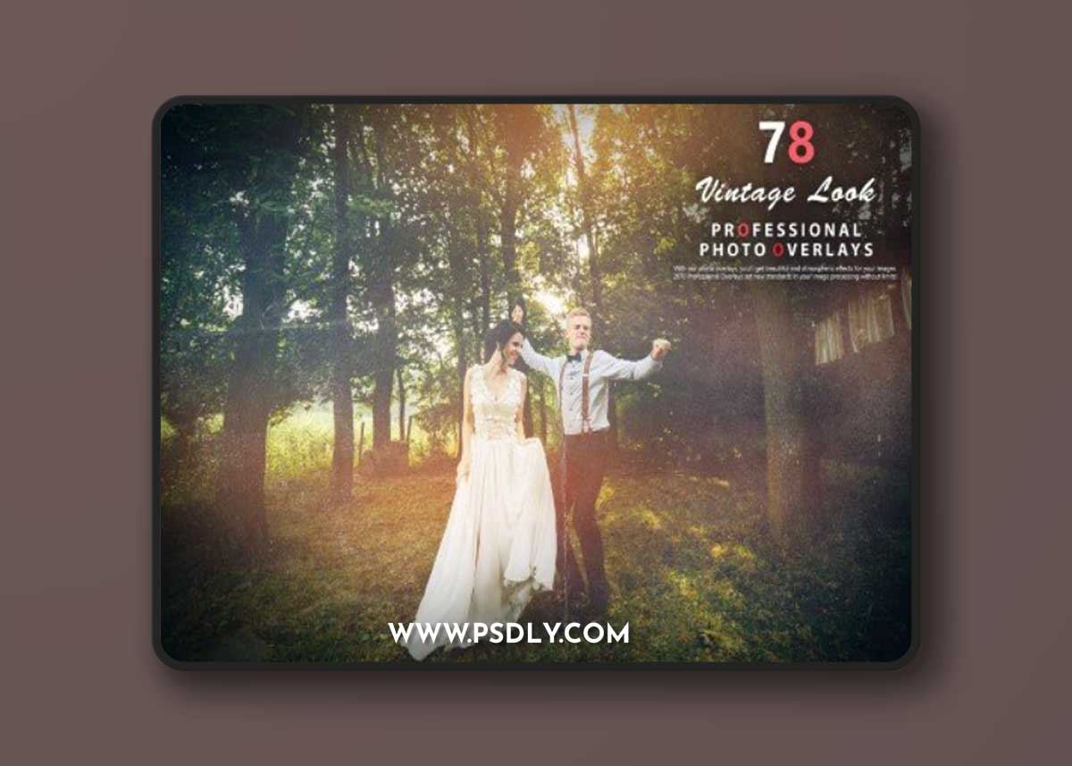 78 Vintage Look Photo Overlays