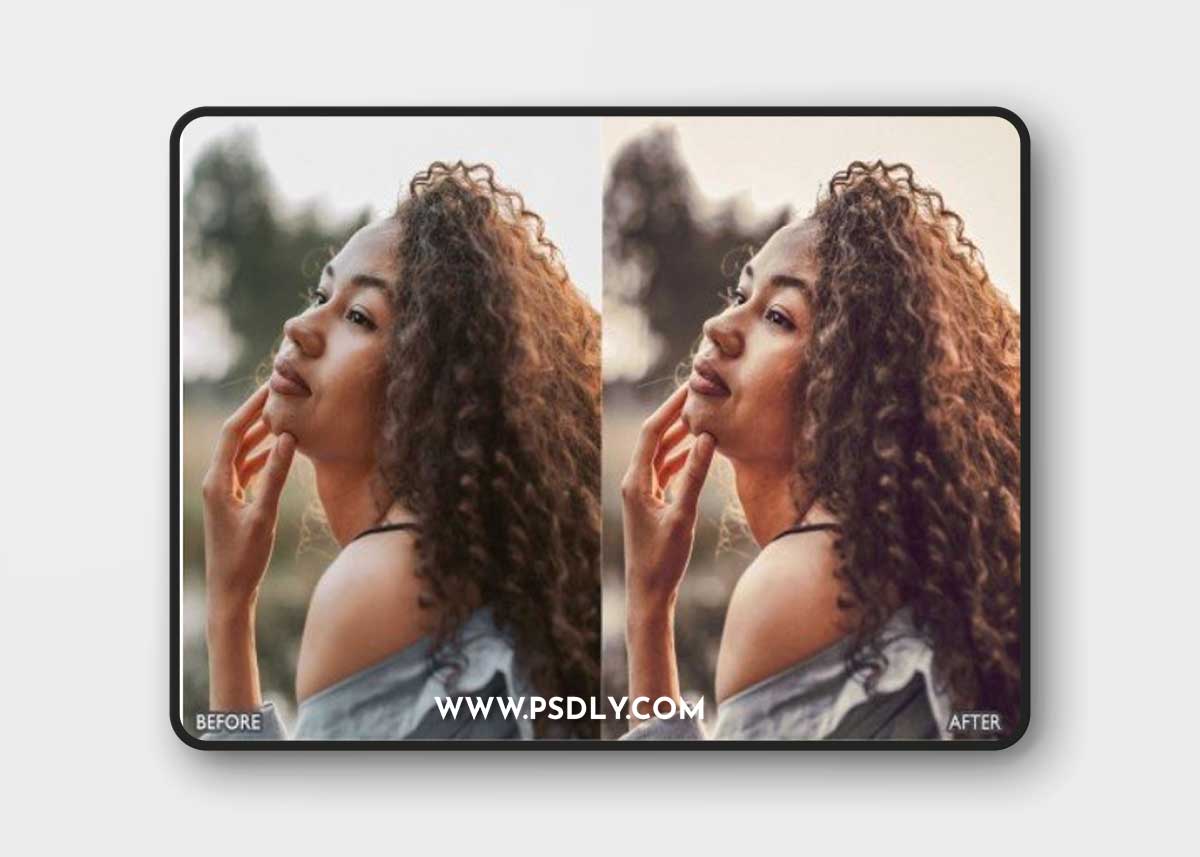 Cinematic Brown Portrait Lightroom Presets Pack