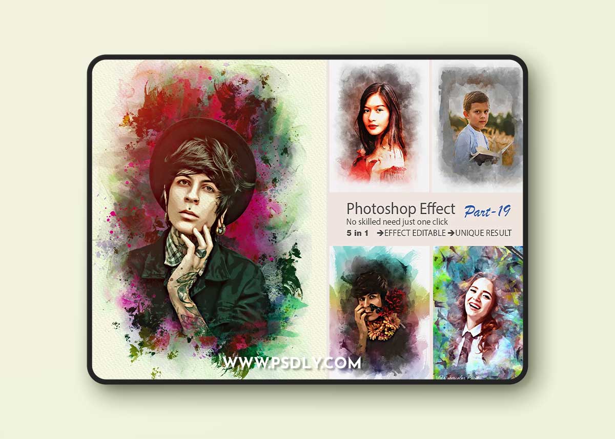 Creativemarket - Editable Photo Template Design 10991105