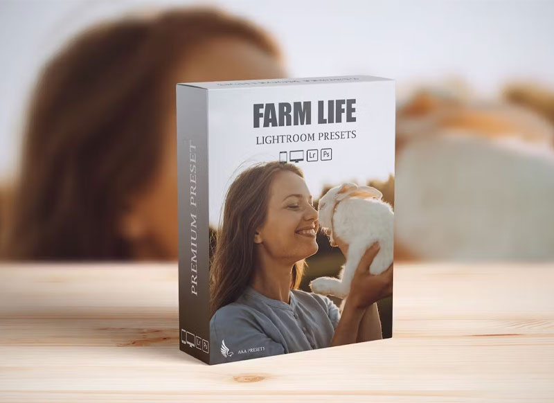 Farm Nature Cinematic Green Lightroom Presets WVDUFF4