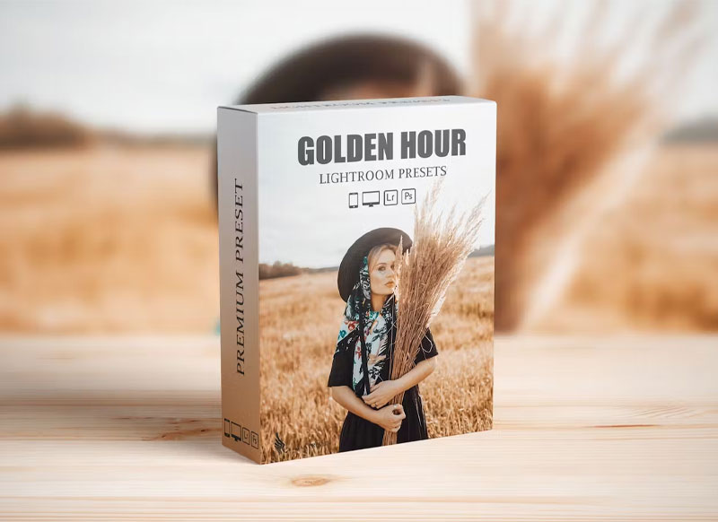 Golden Hour Bright Blogger Insta Lightroom Presets 95G47FN