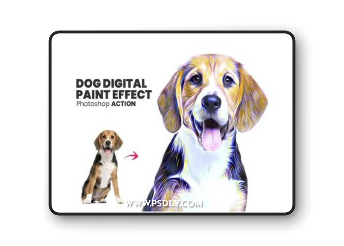 Pet Digital Paint Effect
