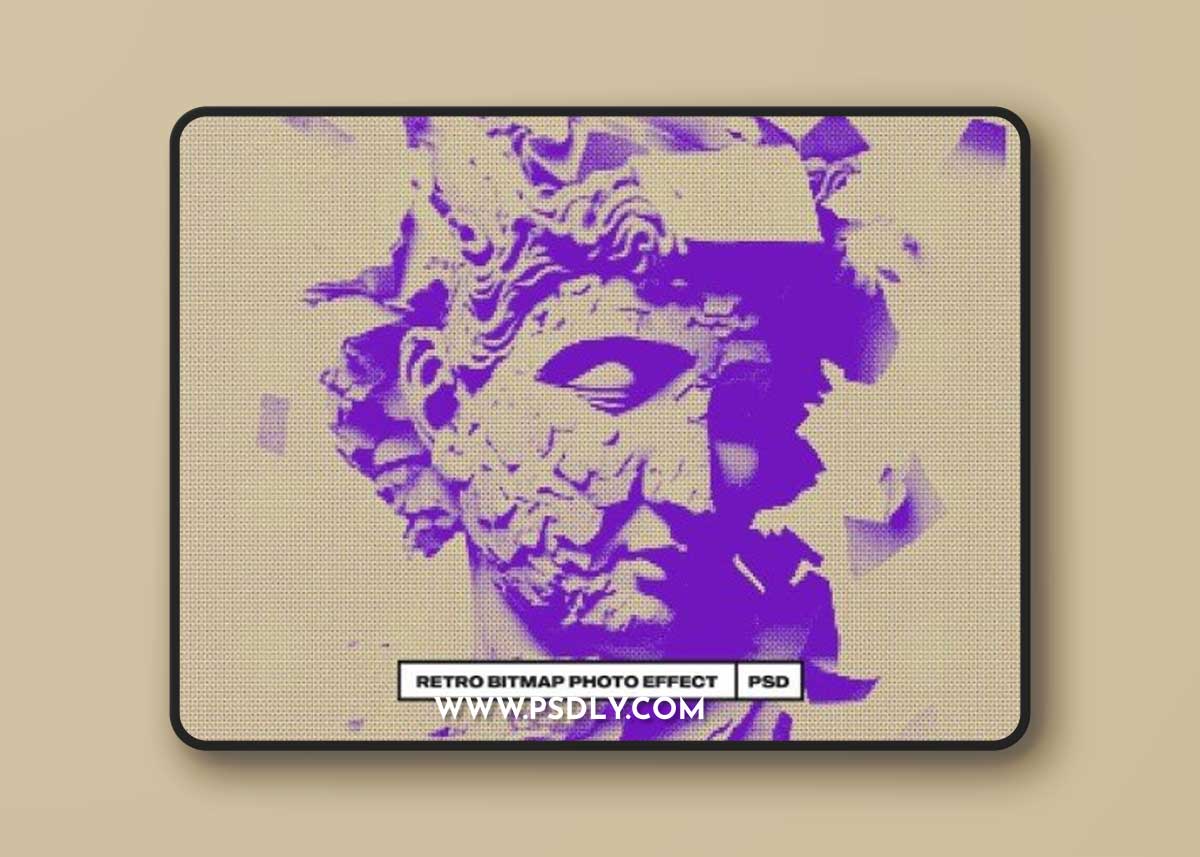 Retro Bitmap Photo Effect
