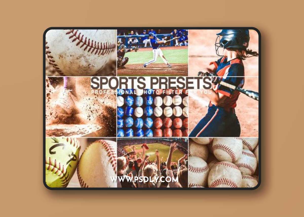 Sport Baseball Presets Basketball Filter