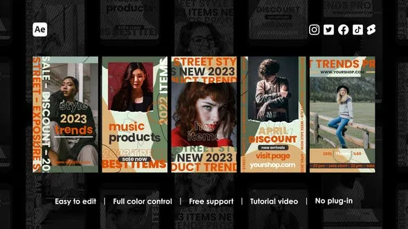 Videohive Abstract Instagram Reels 45697996