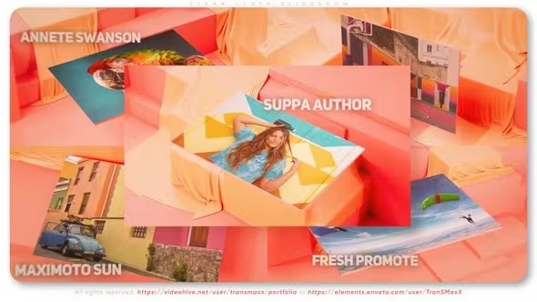 Videohive Clean Cloth Slideshow 45281126