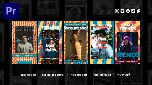 Videohive Fashion Week Instagram Stories 45309089