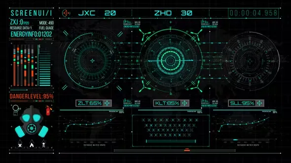 Videohive HUD700 UI Screen Gadget 45357579