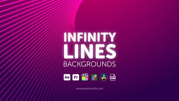Videohive Infinity Lines Backgrounds 45757176