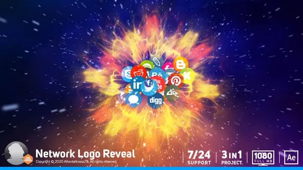 Videohive Network Logo Reveal 12071017