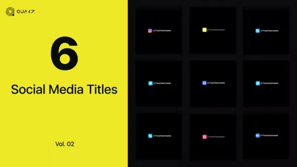 Videohive Social Media Titles Vol. 02 45245774