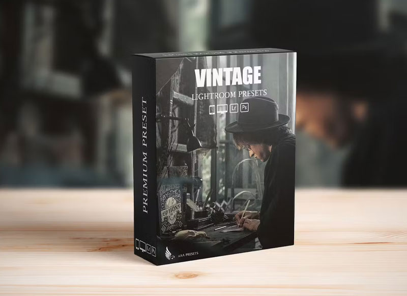 Vintage Old Look Lightroom Presets Pack 55FGW3G