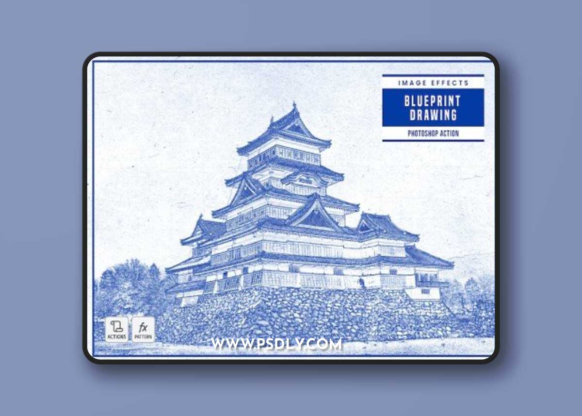 Blueprint Drawing Action