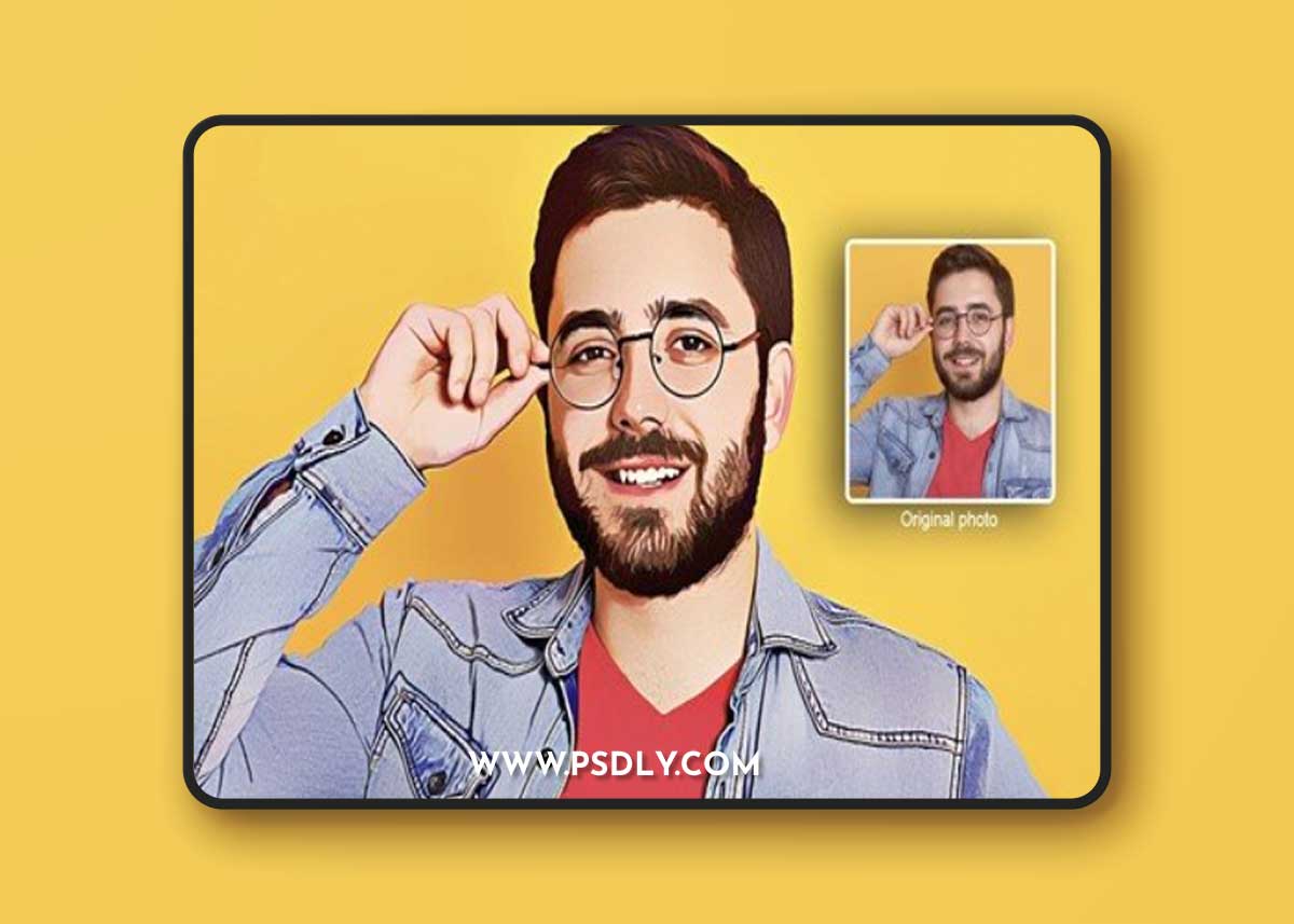 Cartoonize Art Photoshop Action Q5U2KEJ