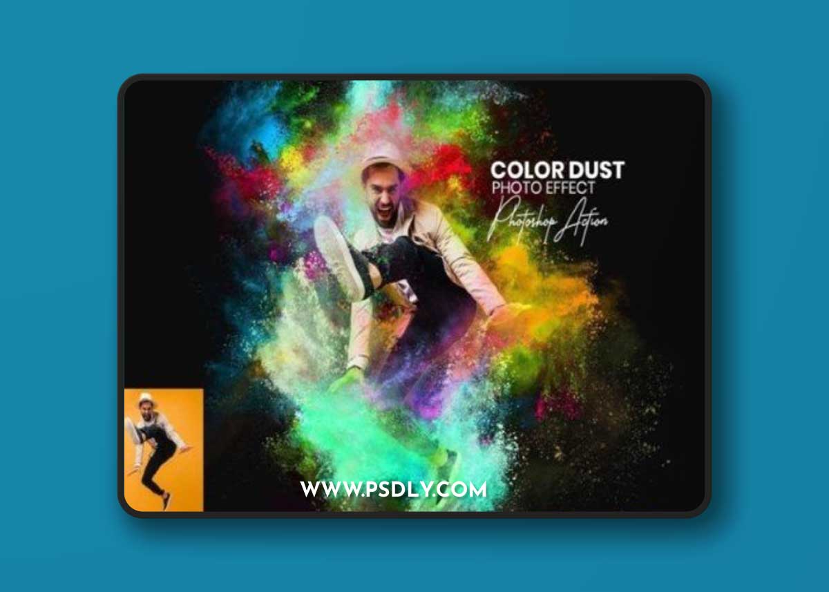 Color Dust Photoshop Actions
