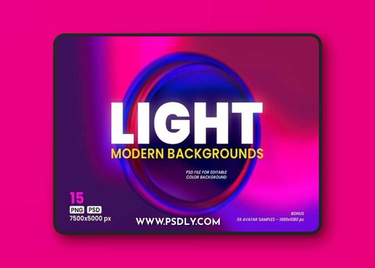 Creativemarket - Light Abstract Modern Backgrounds 10966447