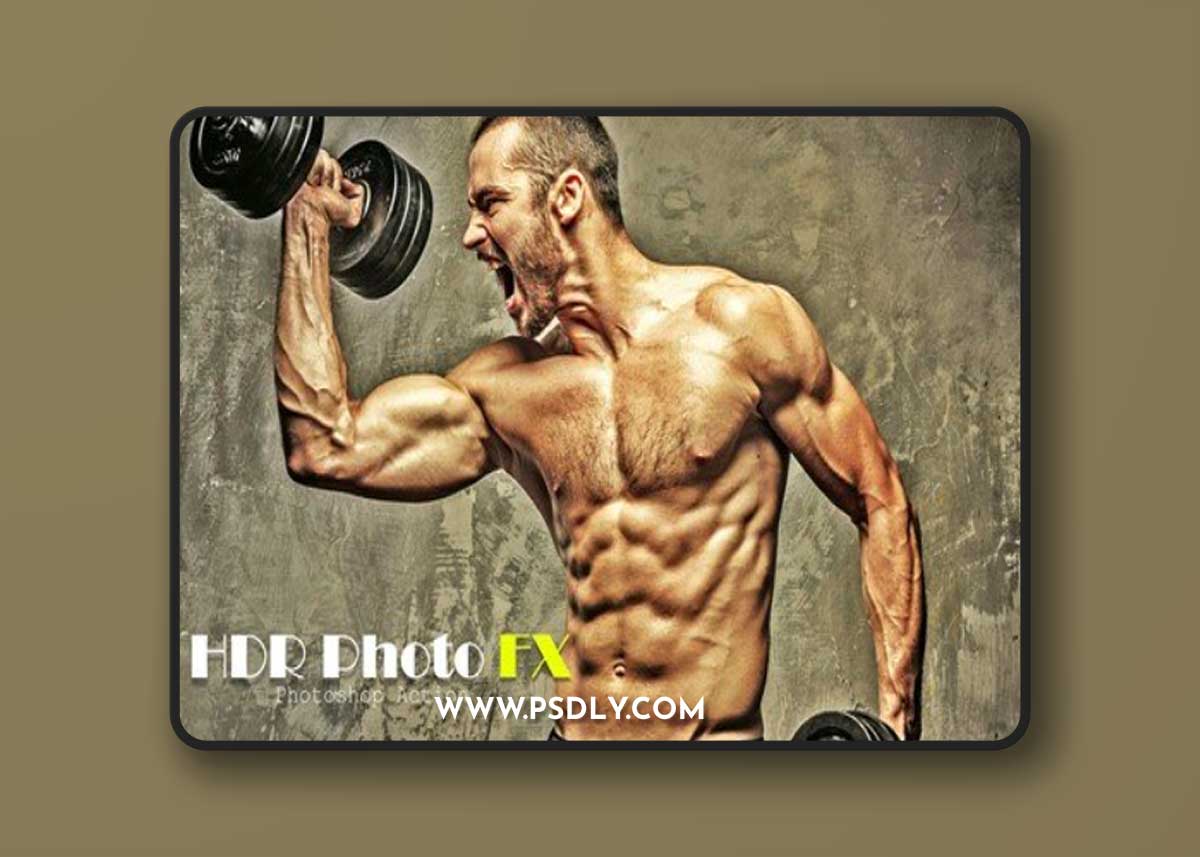 HDR Photo FX - Photoshop Action CD48AQA