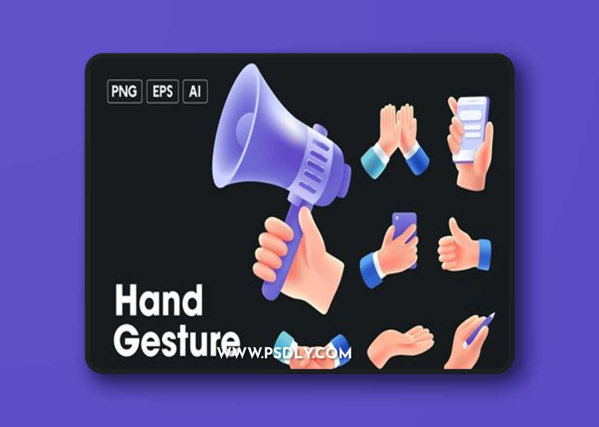 Hand Gesture Pack FJE9UKL