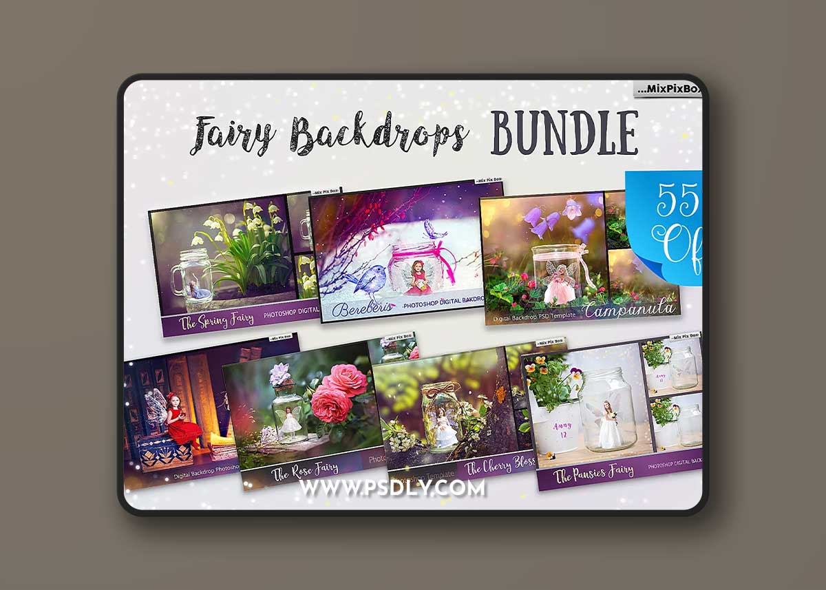 MixPixBox: Fairy Backdrops Bundle