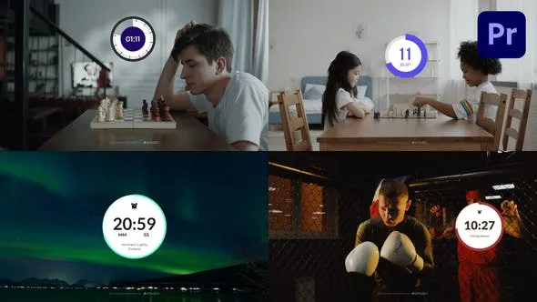 Videohive Circle Timers 46002788