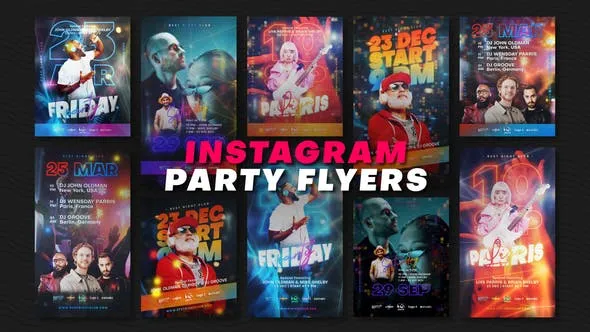 Videohive Instagram Party Flyers 45881684
