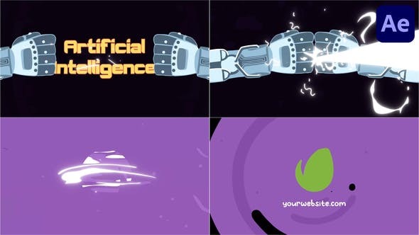 Videohive Iron Hands Logo for After Effects 46103019