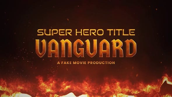 Videohive Super Hero Title Design 46236135