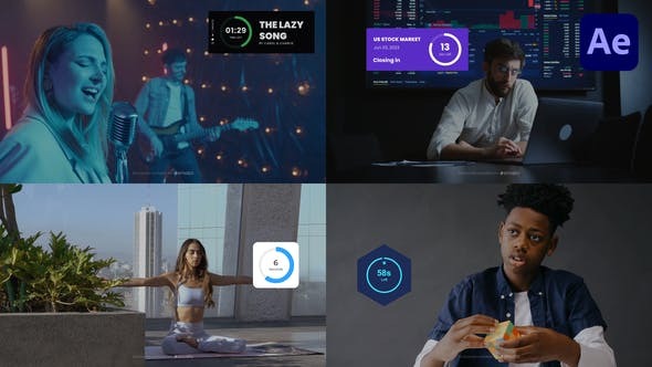 Videohive Timer Widgets 46002707