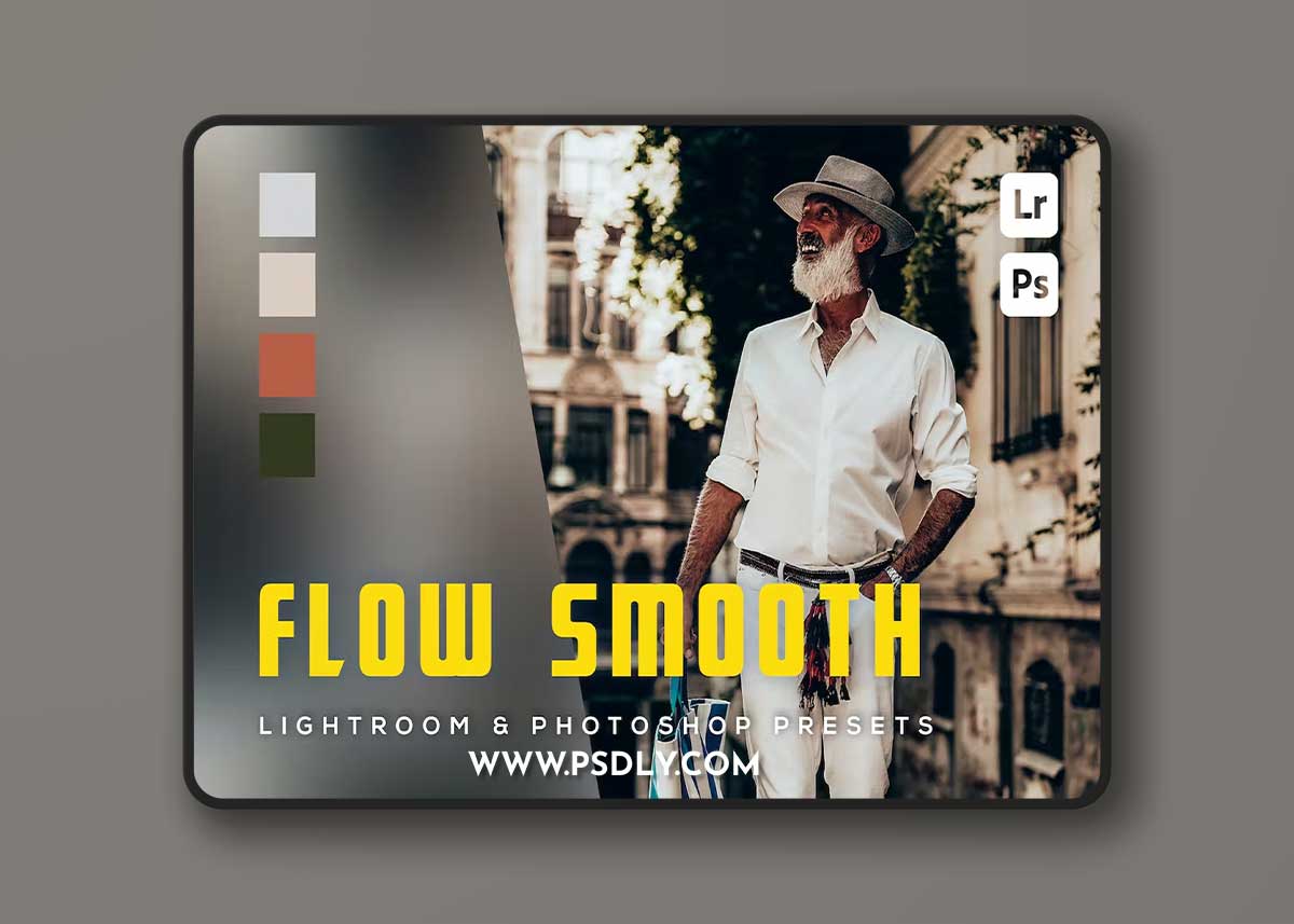 6 Flow Smooth Lightroom and Photoshop Presets ULY58UN