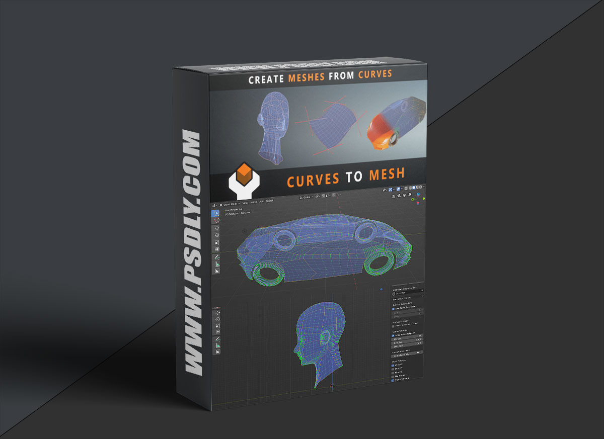 Curves To Mesh Blender Addon V2.6