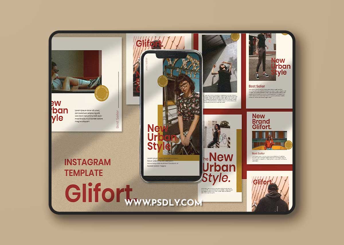 Glifort Instagram Template Vol.1 ZXR9HHS