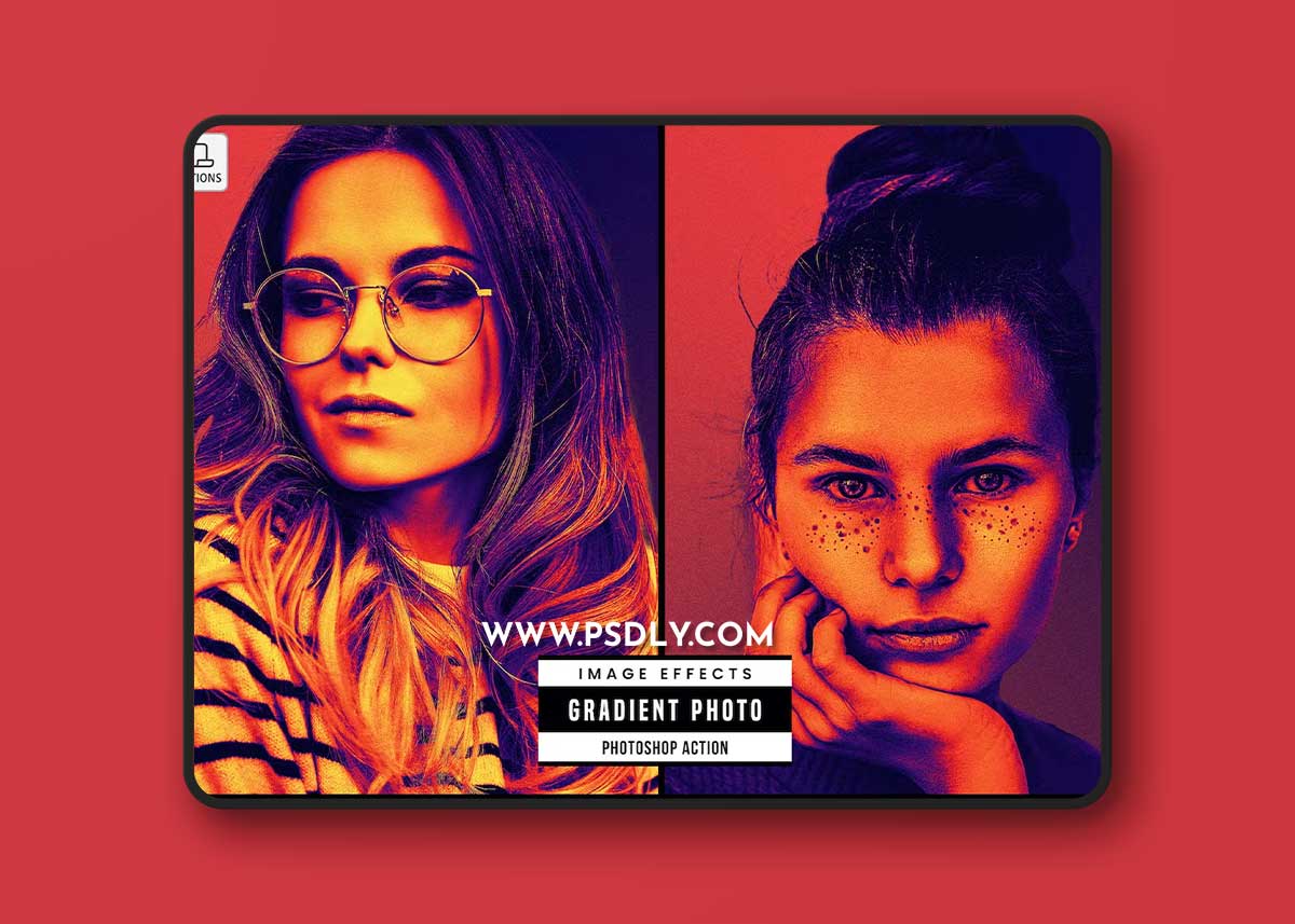 Gradient Photo Effect K8RTJFS