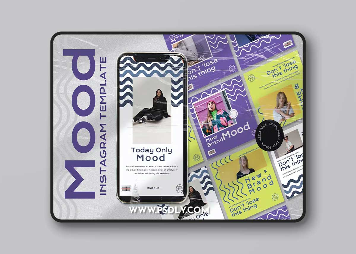 Mood Instagram Template Vol.2 LXA4RDF