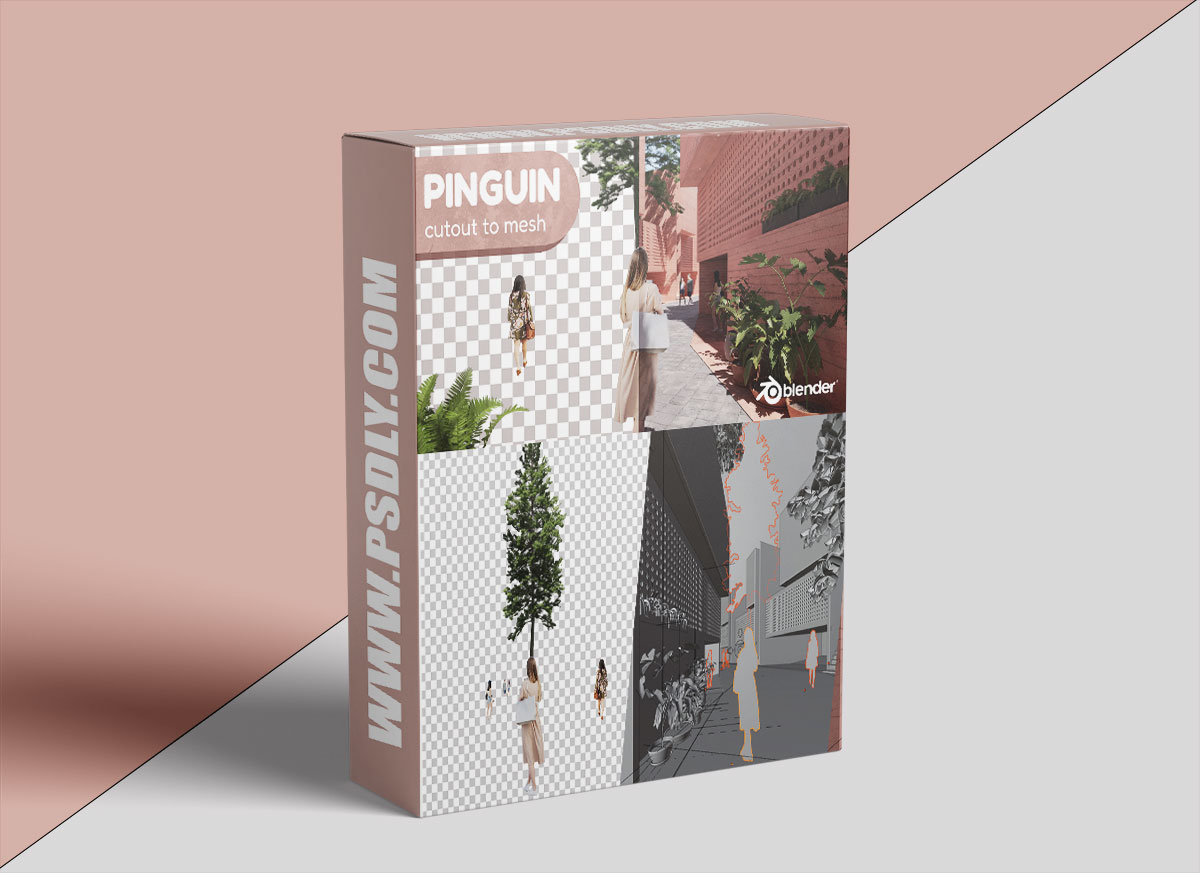 Pinguin – Cutout To Mesh Blender Addon V3.1.1