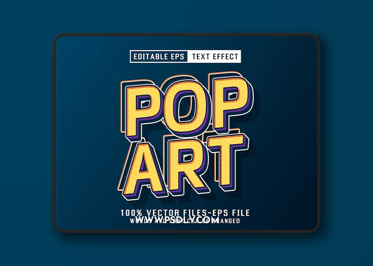 Pop Art Editable Text Effect A7ERCYG