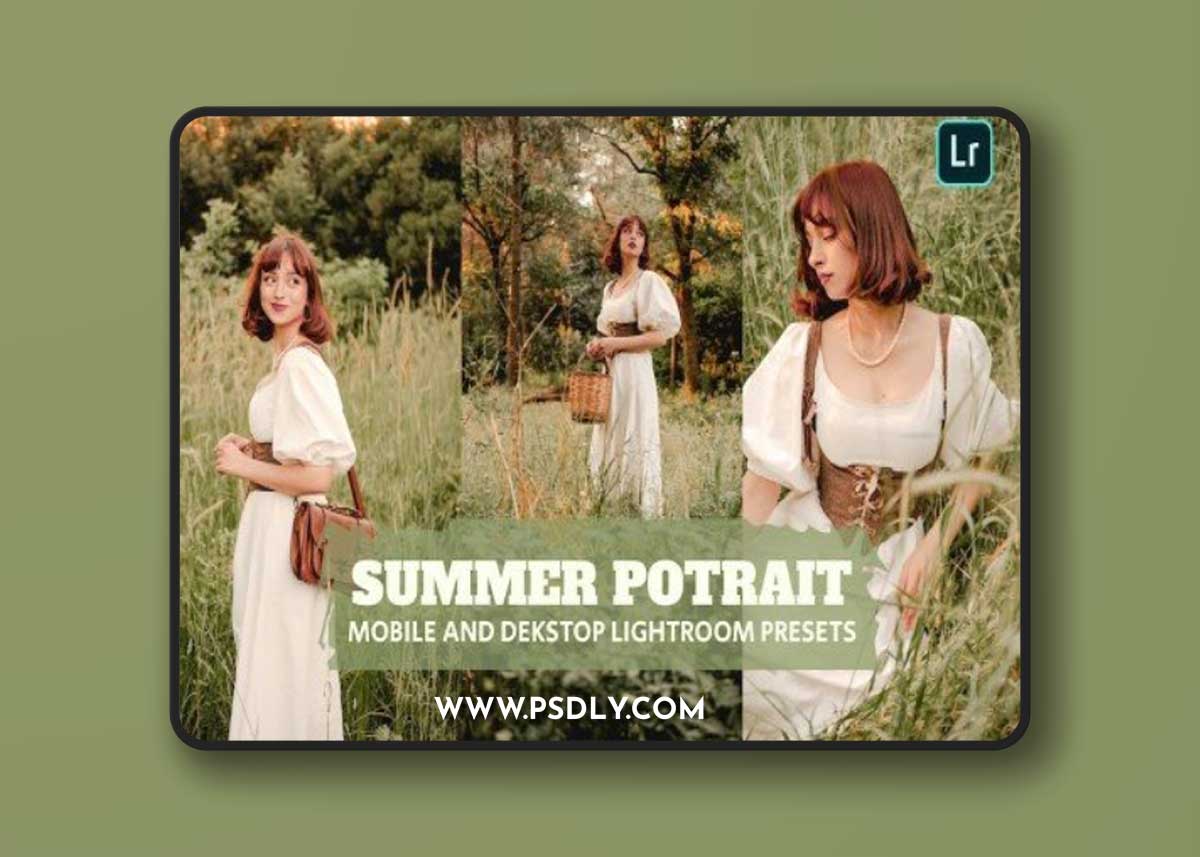 Summer Potrait Lightroom Presets Dekstop Mobile